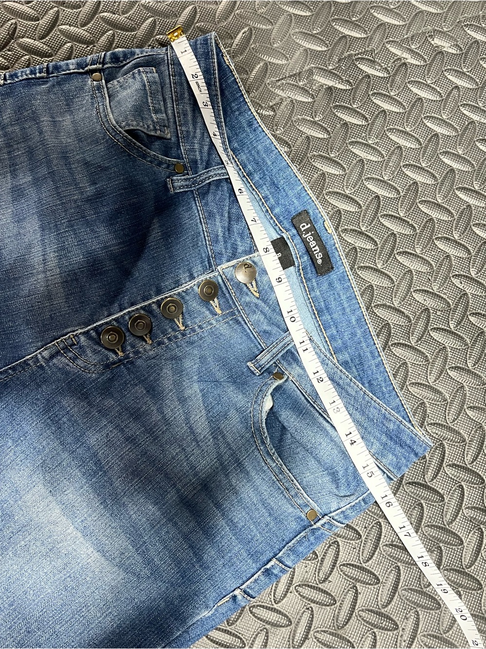D.jeans button-fly skinny jeans - Picture 4 of 7
